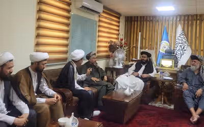 معاون حقانی به هزارهها گفت 'شهرک امید سبز را ترک نکنید'
