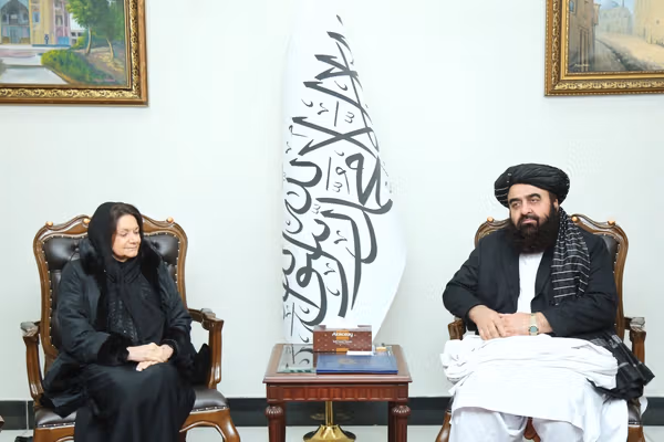 UN Deputy Chief Meets Taliban FM In Kabul For Doha Talks