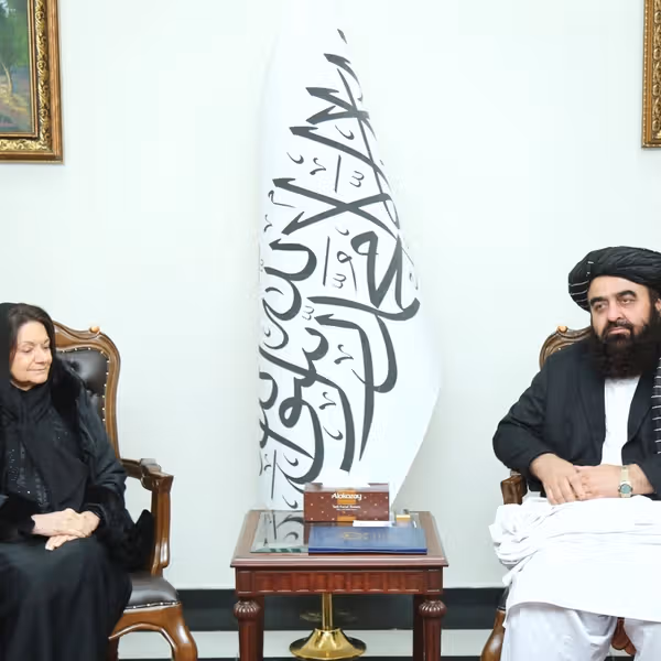 معاون گوترش و متقی در کابل درباره روند دوحه گفتوگو کردند