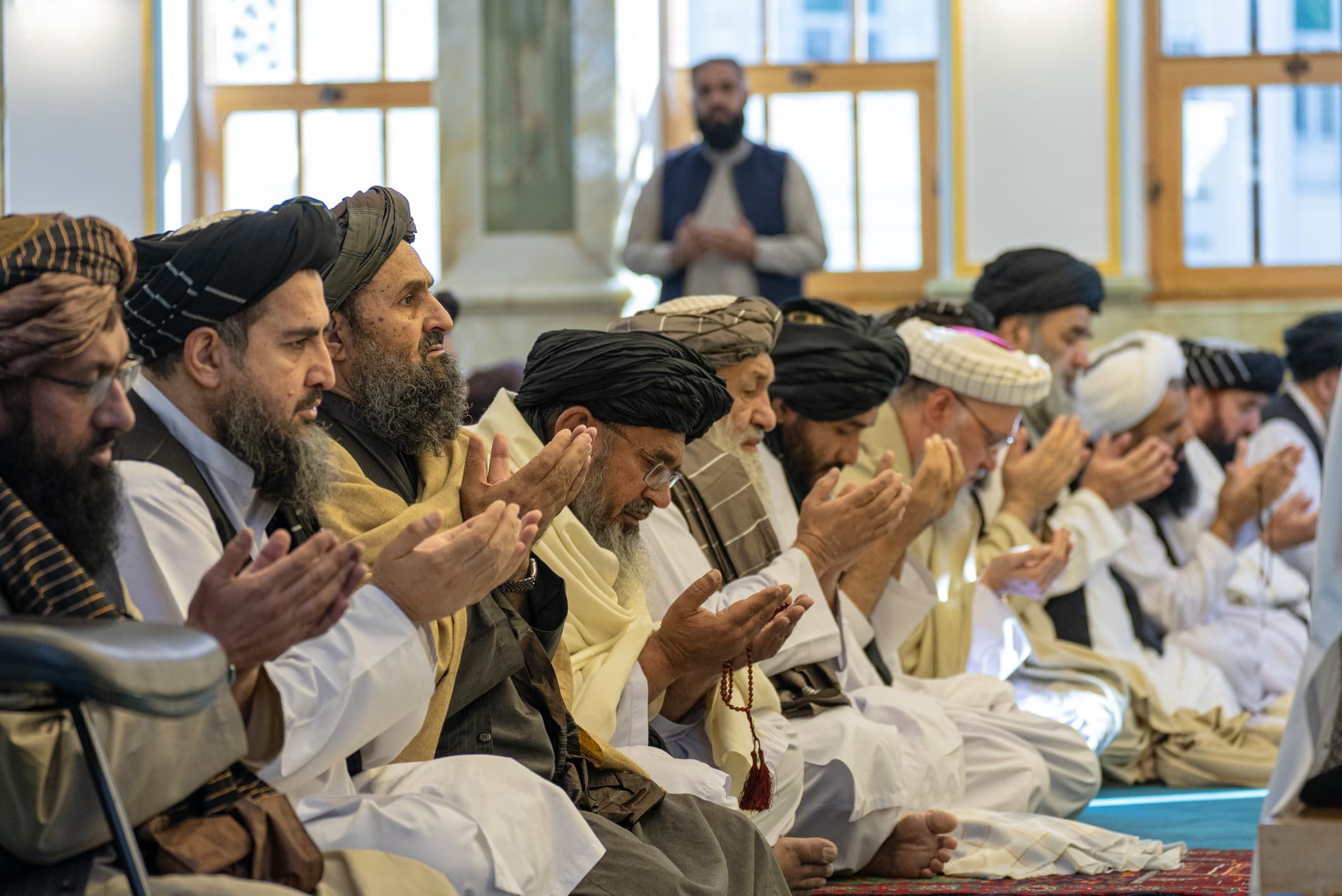 مقامات ارشد طالبان در مراسم افتتاح مسجد