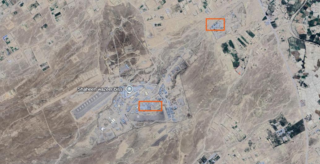 محلات که در ولسوالی ارگون ولایت پکتیا مورد حملات هوایی قرار گرفته است