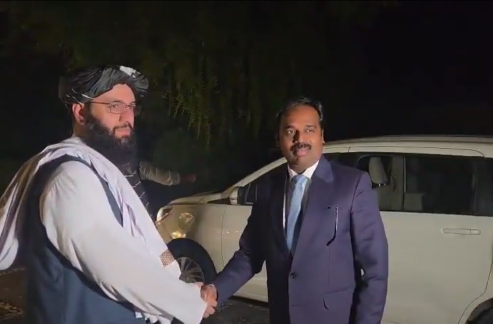 نماینده هند در مراسم «پیروزی» طالبان در دهلی شرکت کرد