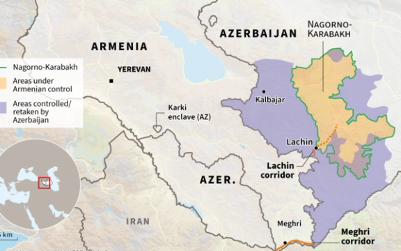 د اذربایجان او بیلې شوې سیمې قره باغ تر منځ مشروط اوربند وشو