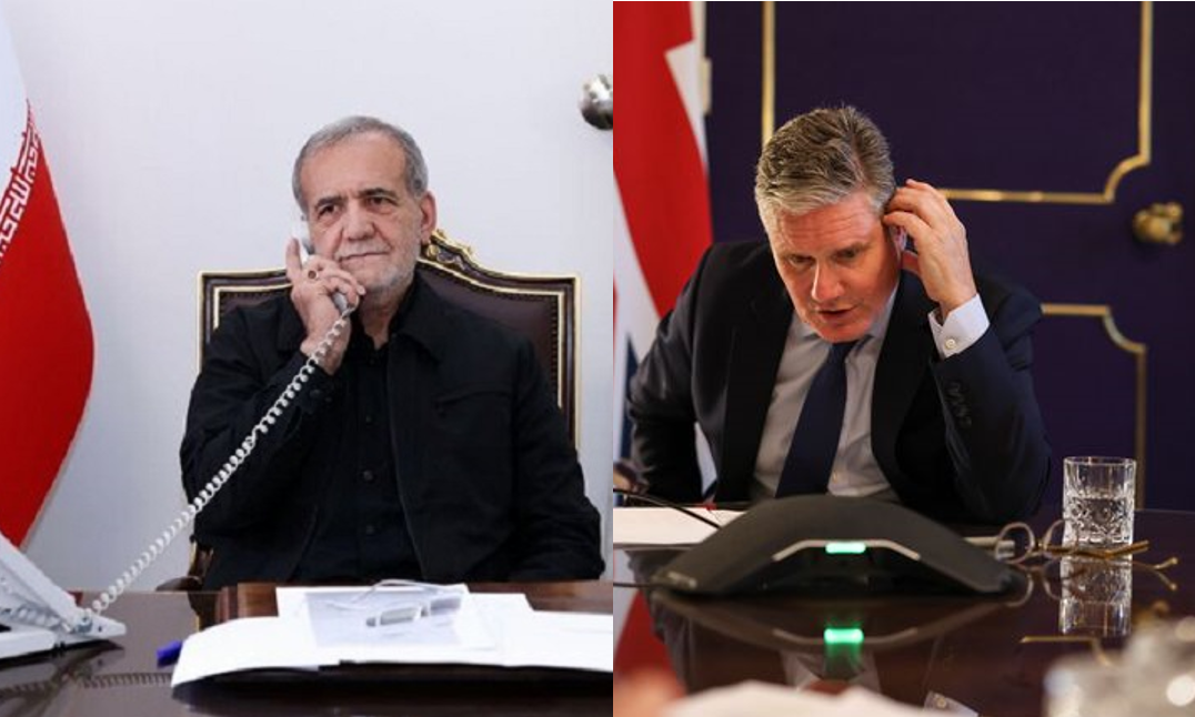 نخست‌وزیر بریتانیا در تماس تلفنی با پزشکیان، خواستار خودداری ایران از حمله به اسرائیل شد