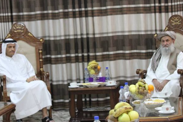 Qatari PM, Spymaster Meet Taliban PM in Kandahar City