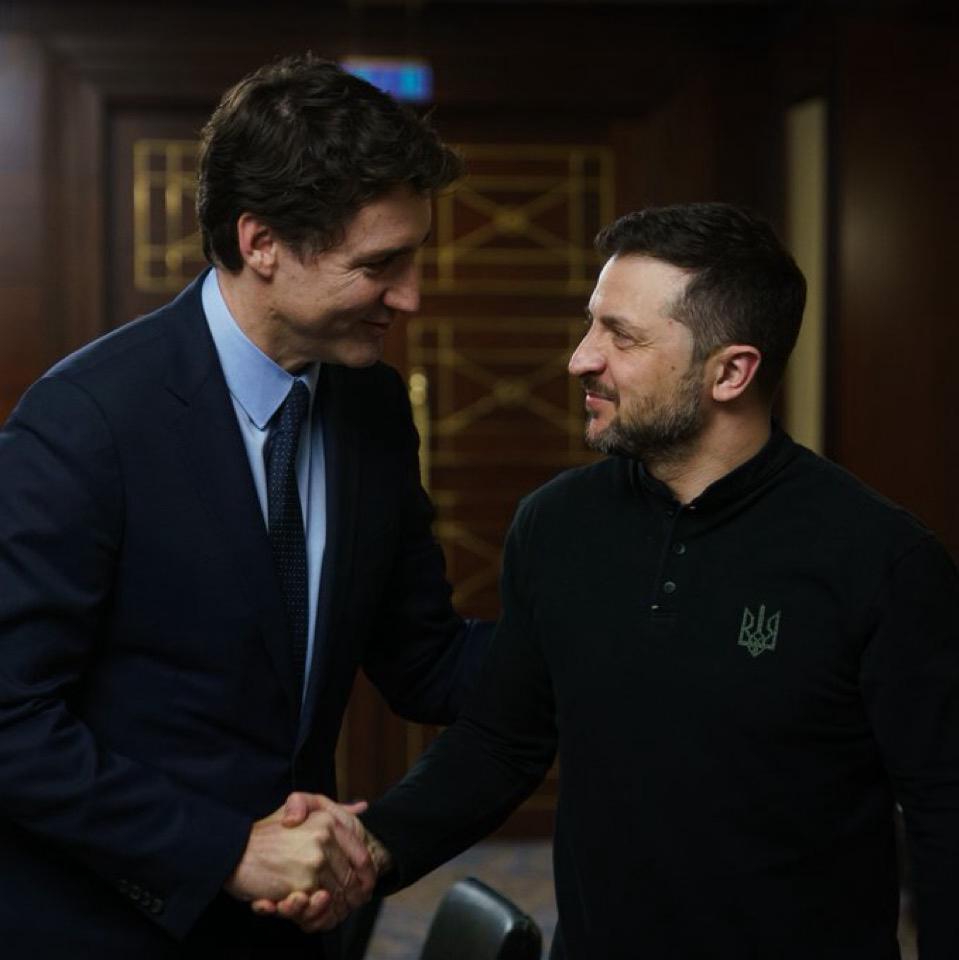 ترودو: کانادا از صلح عادلانه با تضمین امنیت و حاکمیت اوکراین حمایت می‌کند