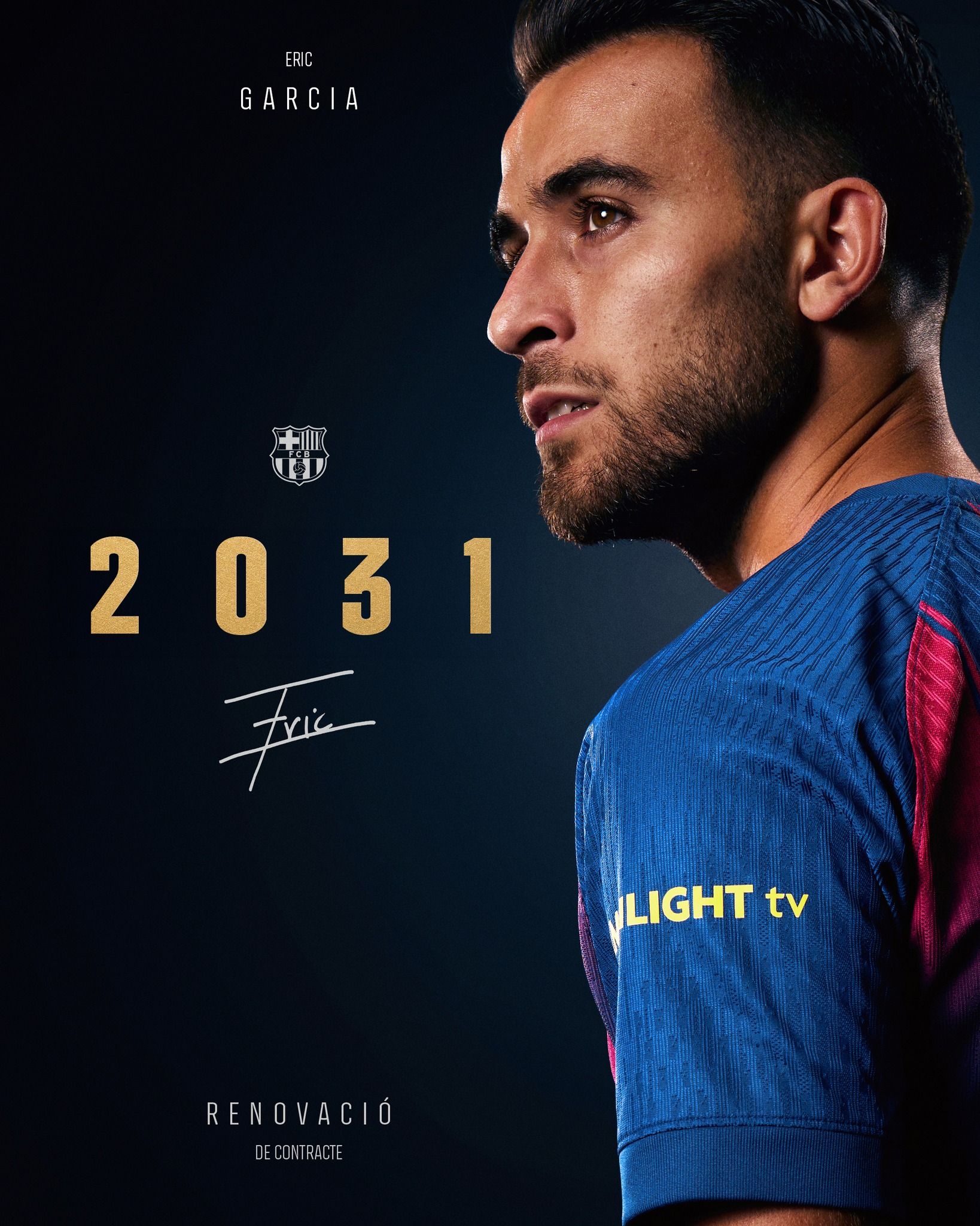 با اعلام رسمی باشگاه؛ قرارداد اریک گارسیا با بارسلونا تا سال ۲۰۳۱ تمدید شد