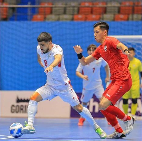 فوتسال کافا ٢٠٢٣؛ زور تیم ملی فوتسال افغانستان به تاجیکستان نرسید