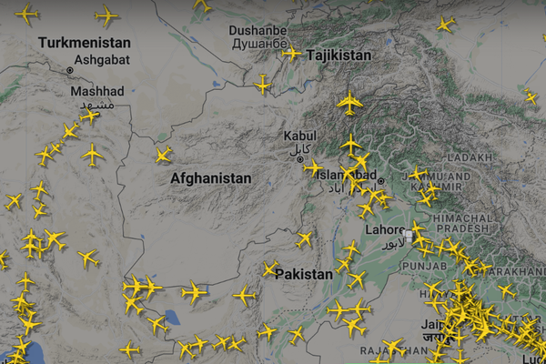 Taliban Claims Over Hundred Airplanes Cross Afghanistan’s Airspace Daily