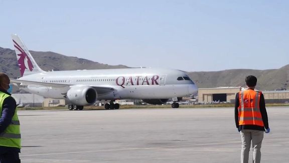 فرودگاه کابل شاهد سومین پرواز شرکت هوانوردی قطر؛ یک صد و هفتاد مسافر به دوحه رسیدند