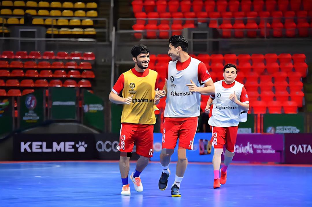 د افغانستان فوټسال ملي لوبډلې په ۹ ګولونو له تاجکستان نه لوبه وګټله 