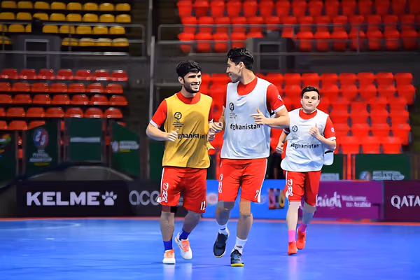 د افغانستان فوټسال ملي لوبډلې په ۹ ګولونو له تاجکستان نه لوبه وګټله