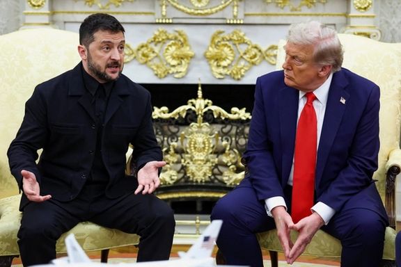 ترامپ و زلنسکی در اتاق بیضی کاخ سفید