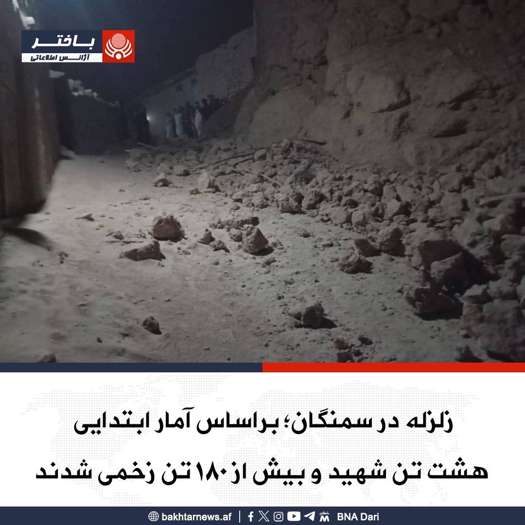 Earthquake Death Toll In Northern Afghanistan Rises Above 20, Says Taliban