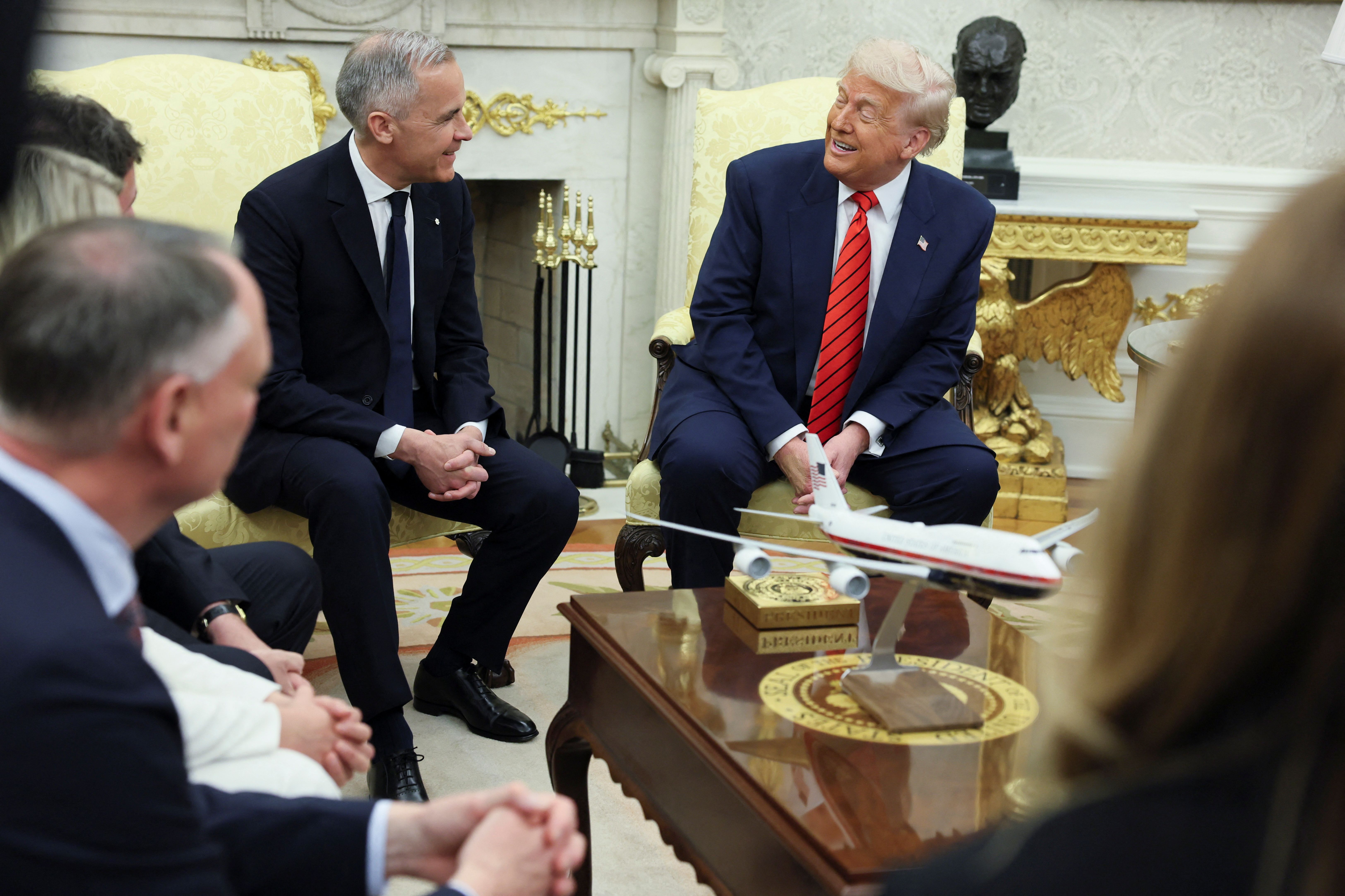 نخست‌وزیر جدید کانادا در کاخ سفید: کانادا هرگز فروشی نیست