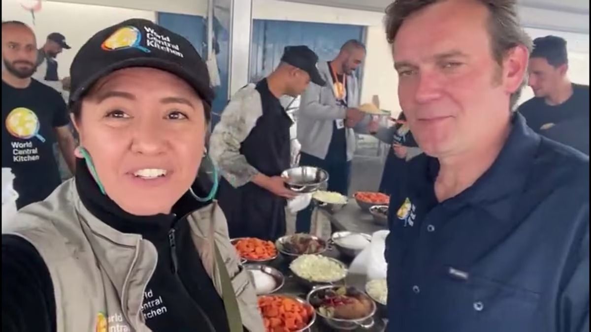 آشپزخانه مرکزی جهانی ۶۰ آشپزخانه در سراسر غزه دارد