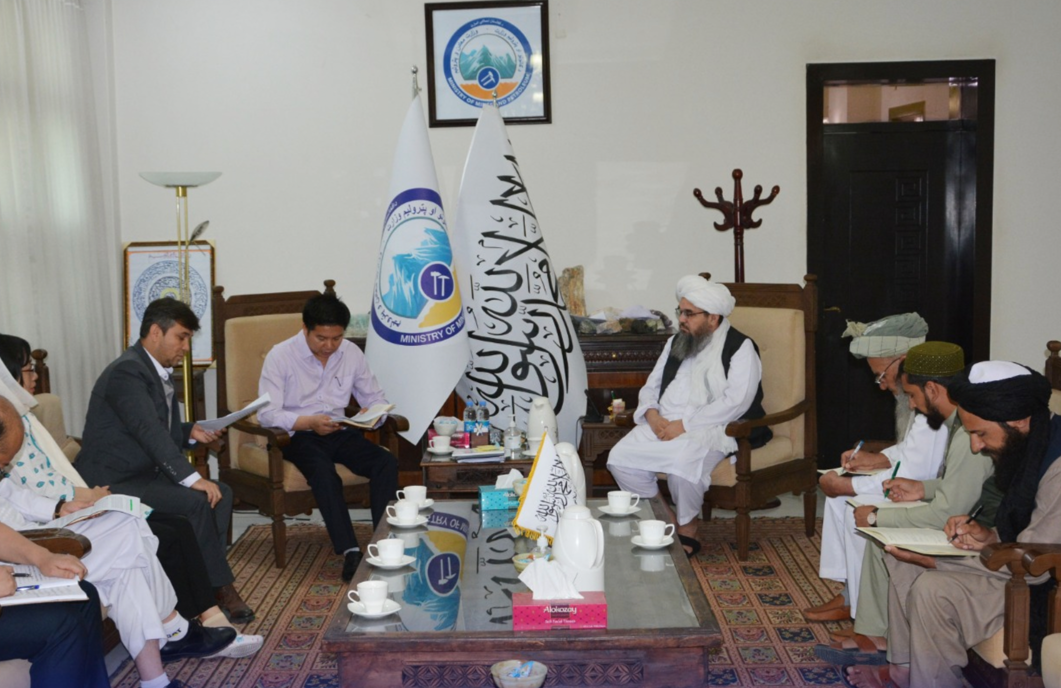 وزیر معادن طالبان از شرکت چینی خواست که استخراج مس عینک را به تاخیر نیاندازد