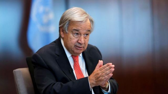 آنتونیو گوترش: سربازان روسیه که در شرق اوکراین  مستقر می‌شوند، حافظ صلح نیستند