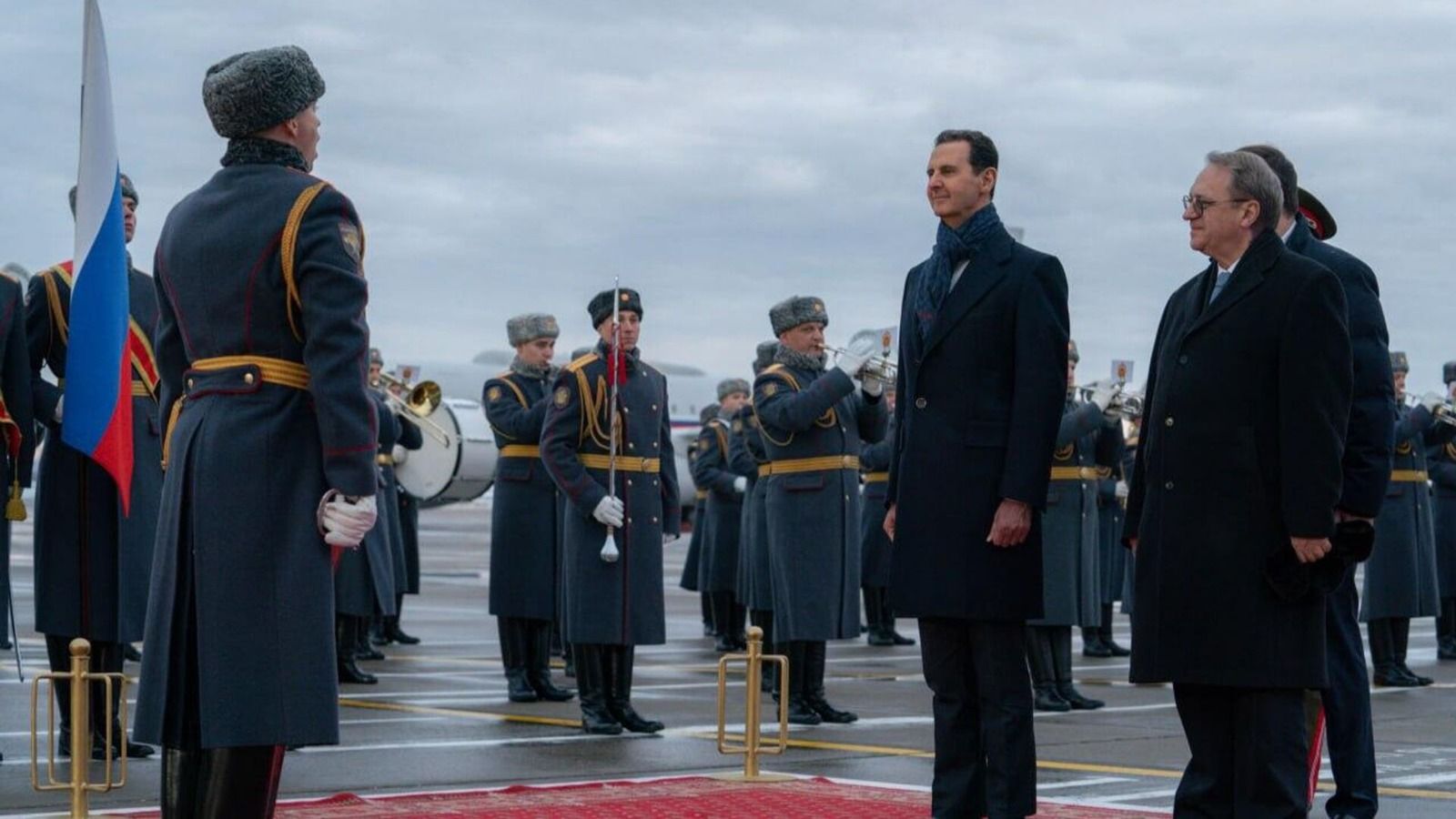 بشار اسد، رئیس‌جمهور سوریه وارد مسکو شد