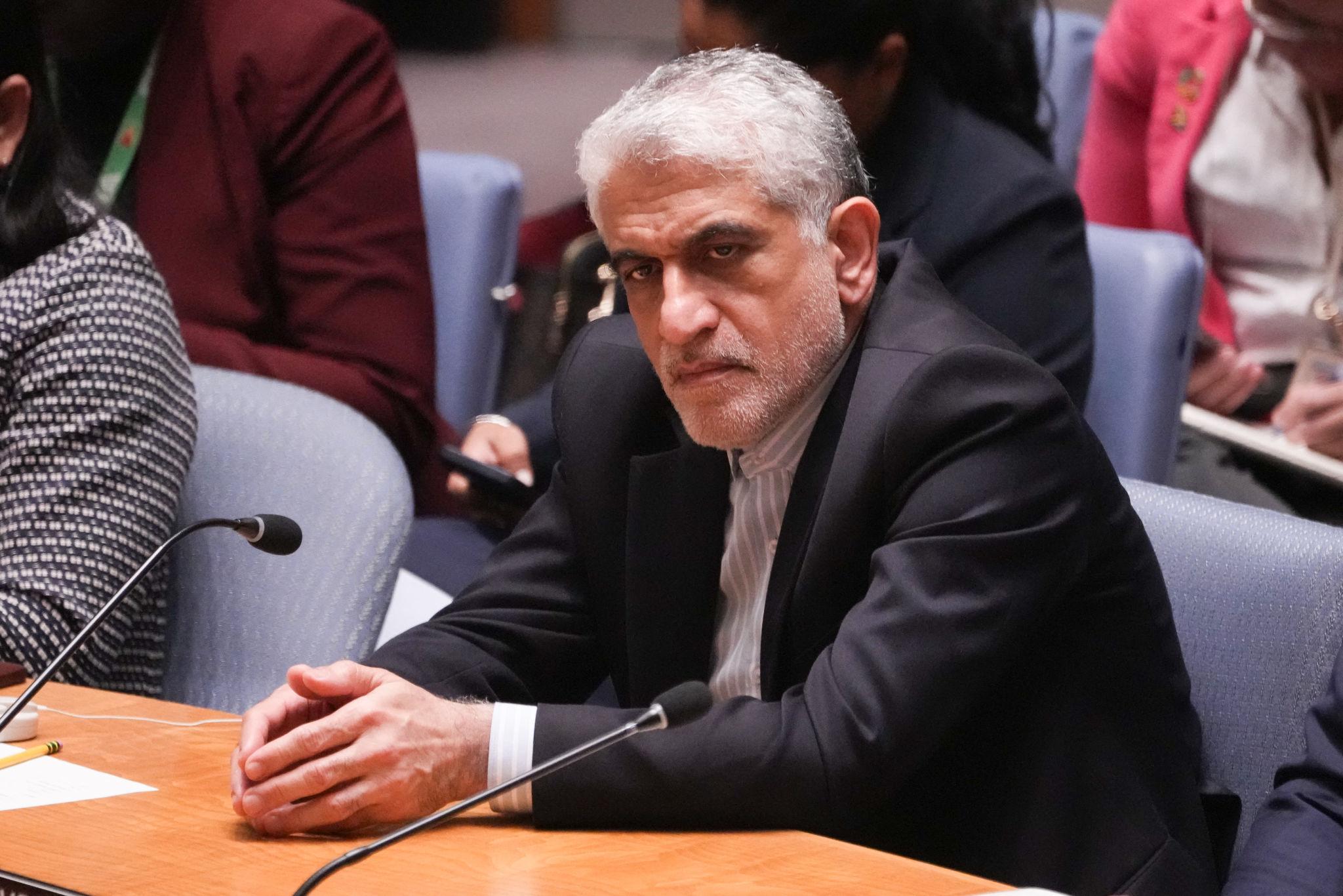 په ملګرو ملتونو کې د ایران استازي د سیمې له هېوادونو وغوښتل چې د زیانونو جبران وکړي