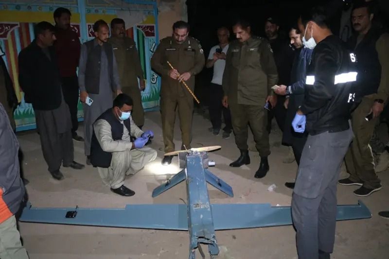 پولیس پاکستان در حال بررسی پهپاد طالبان که در خاک این کشور ساقط شد