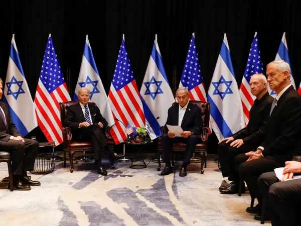 کابینه جنگ اسرائیل با حضور رئیس‌جمهور امریکا برگزار شد