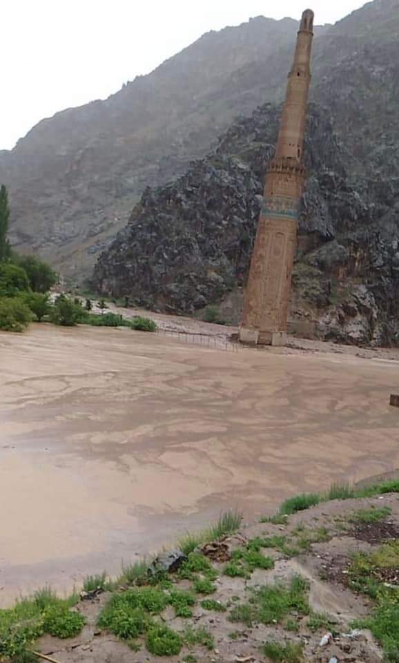 د جام ۸۰۰ کلن منار د غور له سېلاب وروسته د نړېدو له ګواښ سره مخامخ دی