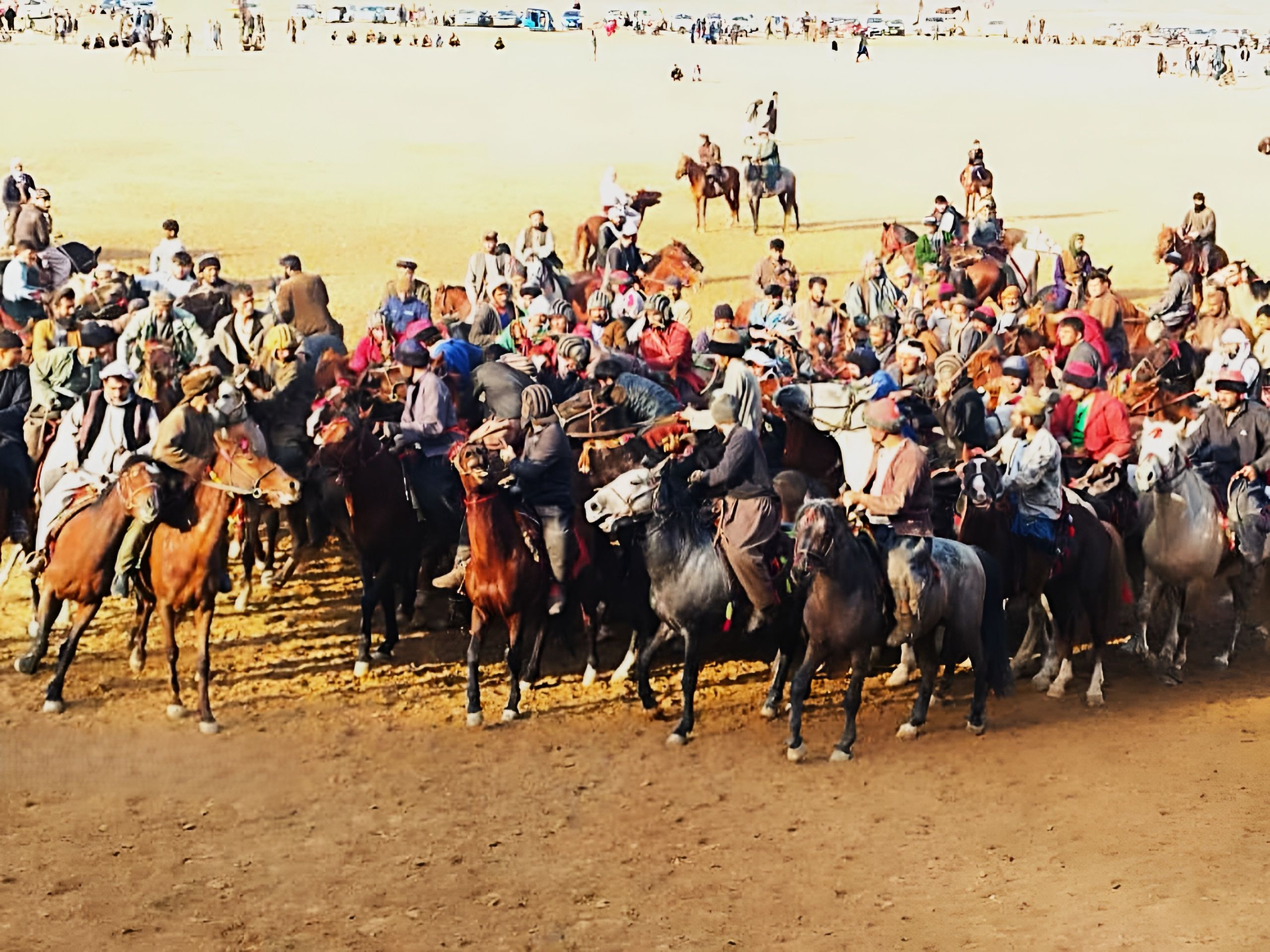 رقابت‌های بزکشی با اشتراک ۶۵ چاپ‌انداز در ولایت قندز برگزار شد