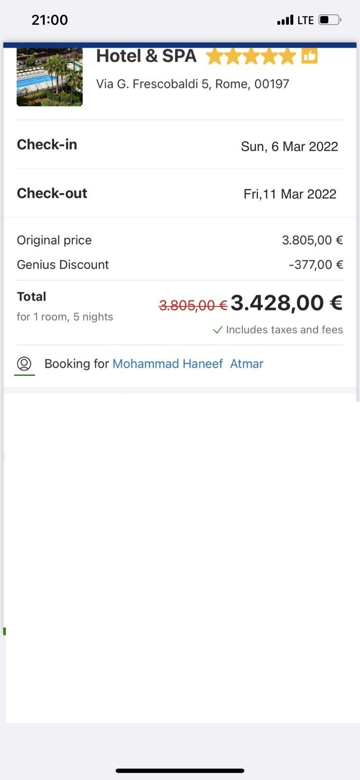 حنیف اتمر، وزیر خارجه پیشین افغانستان به ایتالیا رفته است