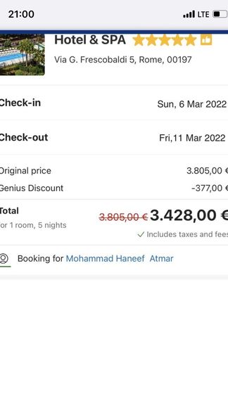 حنیف اتمر، وزیر خارجه پیشین افغانستان به ایتالیا رفته است