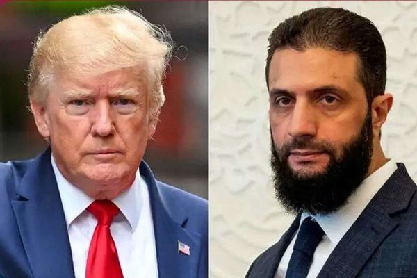 د امریکا ولسمشر ټرمپ د سوریې د موقت حکومت له مشر احمد الشرع سره کتلي دي