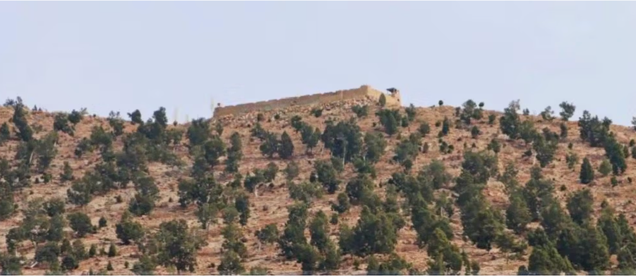 A Taliban outpost in the Kani area, where residents are calling for the formation of a new district
