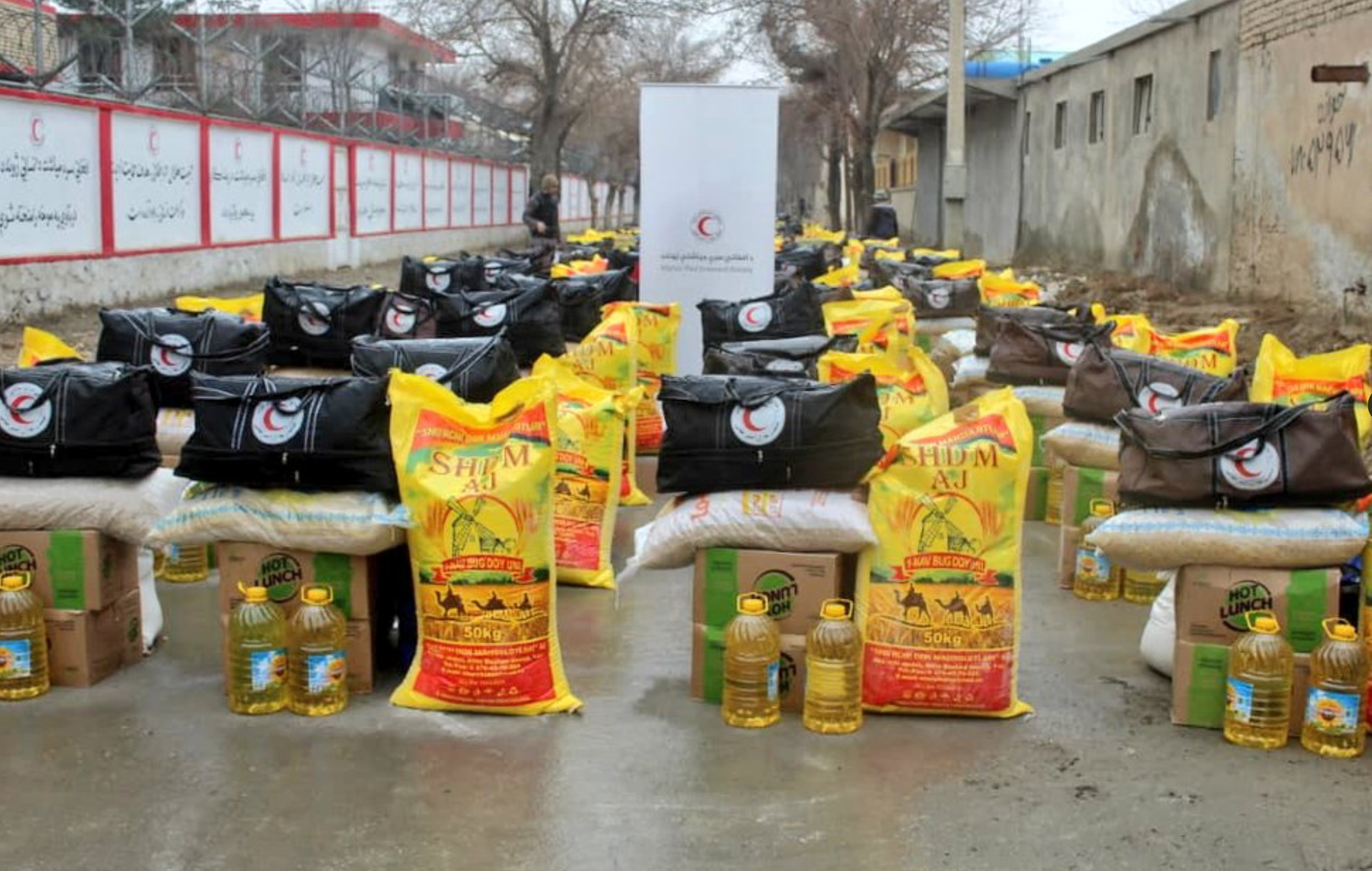 طالبانو په بلخ کې له ګاونډیو هېوادونو تازه ستنو شویو ۱۰۰۰ کورنیو سره مرسته کړې