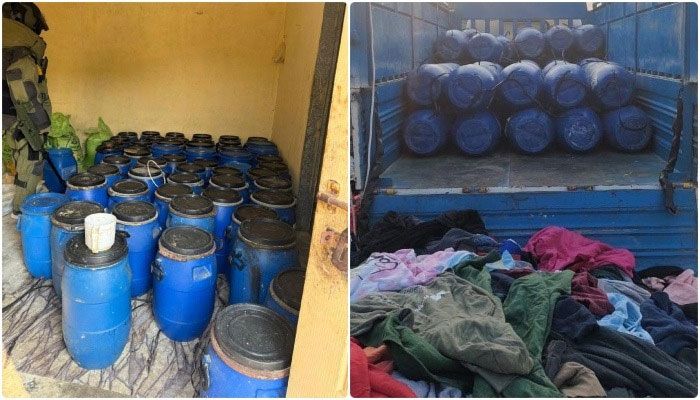 د پاکستان په کراچۍ کې تر څلورو ټنو زیات چاودېدونکي توکي نیول شوي