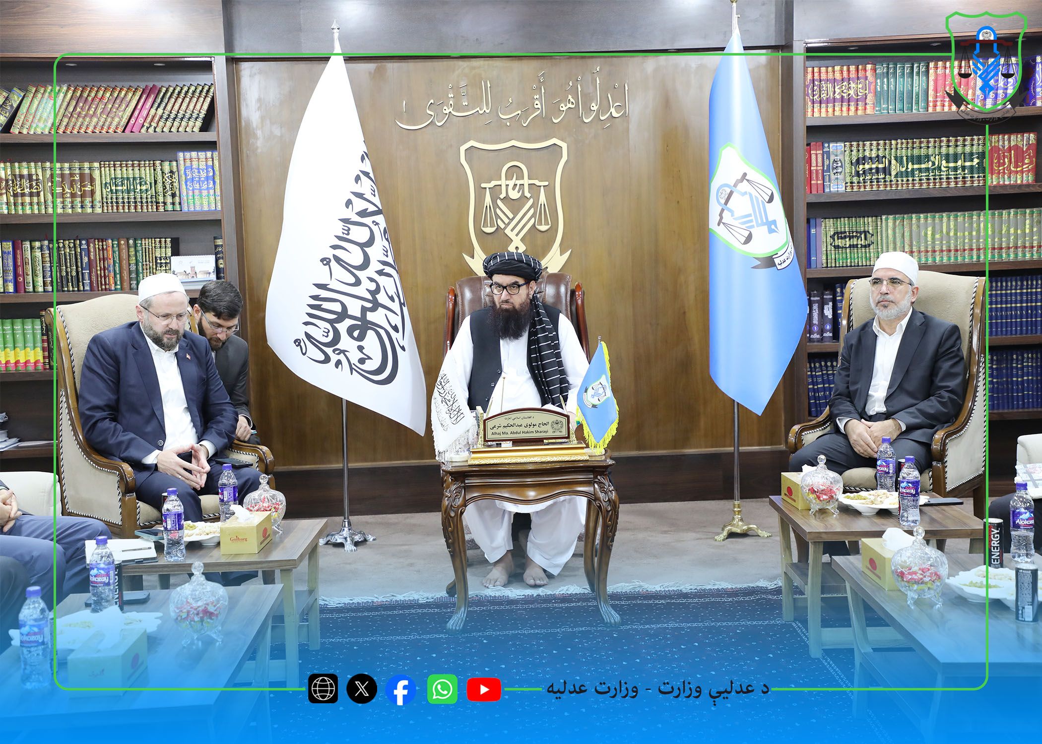 وزیر عدلیه طالبان می‌گوید تمام قوانین در افغانستان براساس فقه حنفی تدوین می‌شود