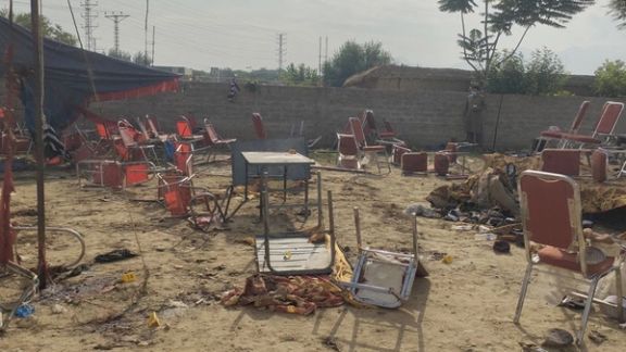 شمار تلفات حمله انتحاری مرگبار در باجور پاکستان به ۵۶ نفر رسید