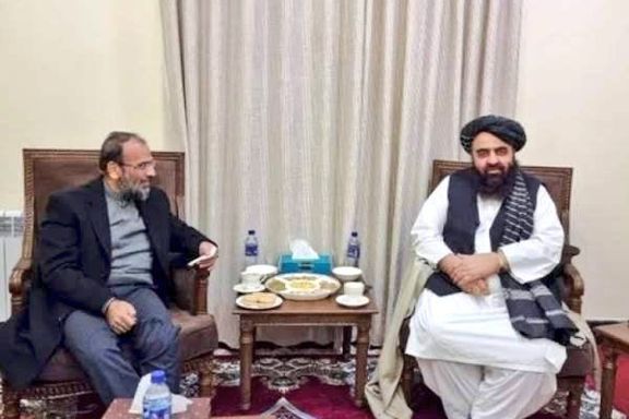 پس از افشای سخنان سفیر ایران علیه طالبان؛ معاون سفیر ایران به دیدار وزیر خارجه طالبان رفت