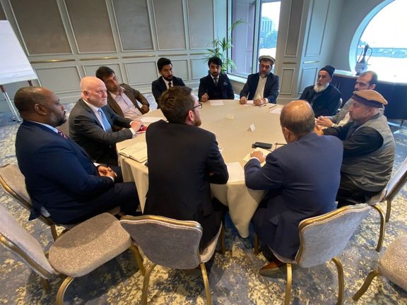 دیدار تام وست با برخی از چهرههای سیاسی مخالف طالبان