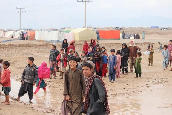 په کندهار کې افغان کډوال ماشومان