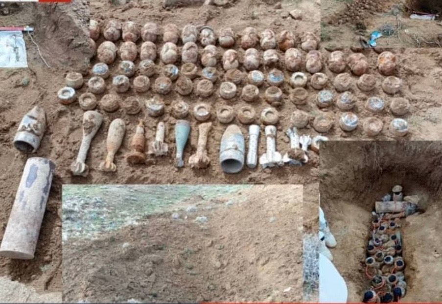 طالبان از کشف و ضبط یک ذخیره‌گاه مهمات در غزنی خبر داد