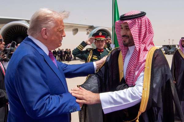 رئیس جمهور امریکا وارد عربستان سعودی شد