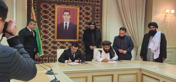 طالبان از امضای تفاهمنامه ۷ میلیون دالری خط آهن با ترکمنستان خبر داد