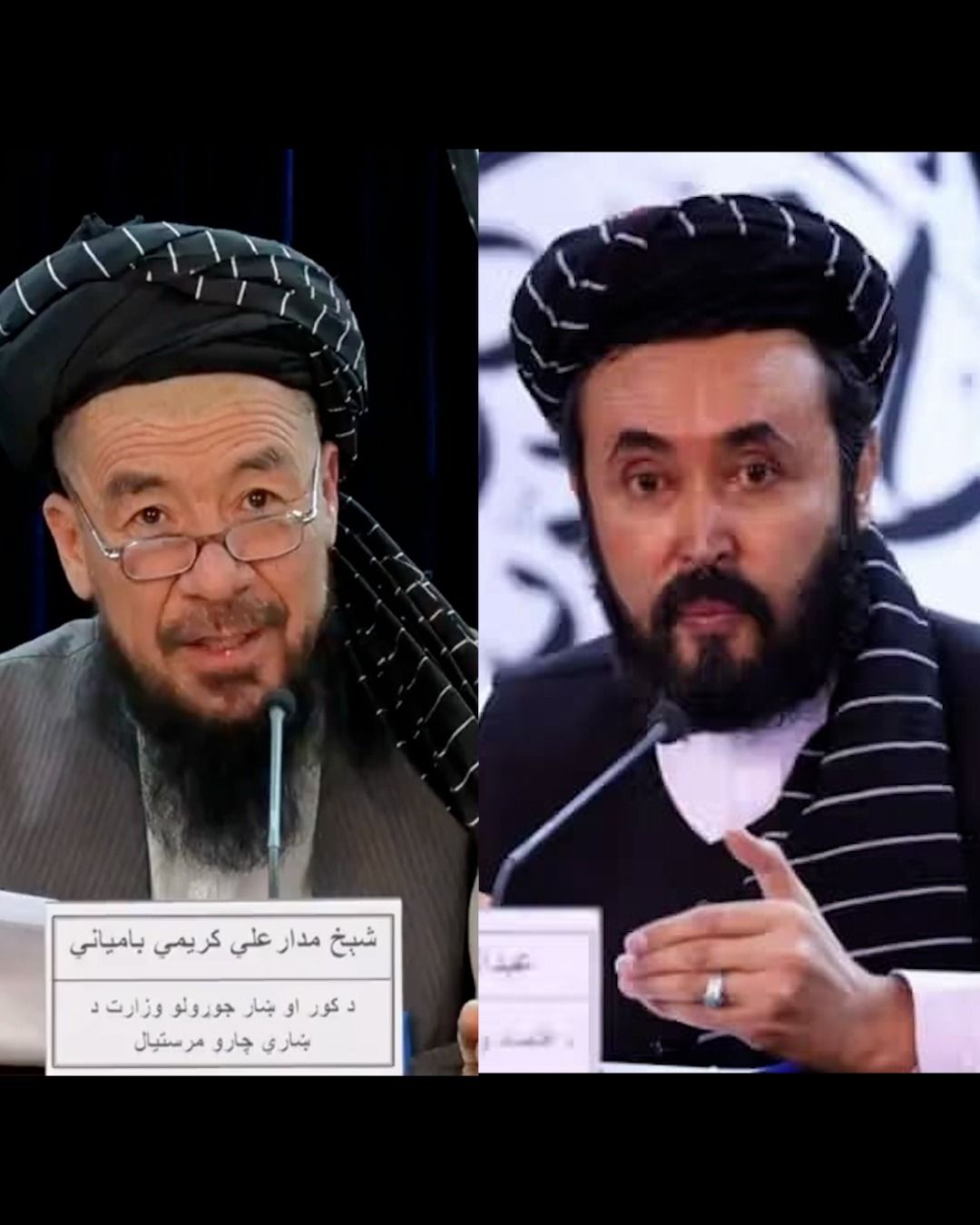 دو معاون وزیر هزاره طالبان: خواسته‌های مردم خود را با قوت و صراحت مطرح می‌کنیم
