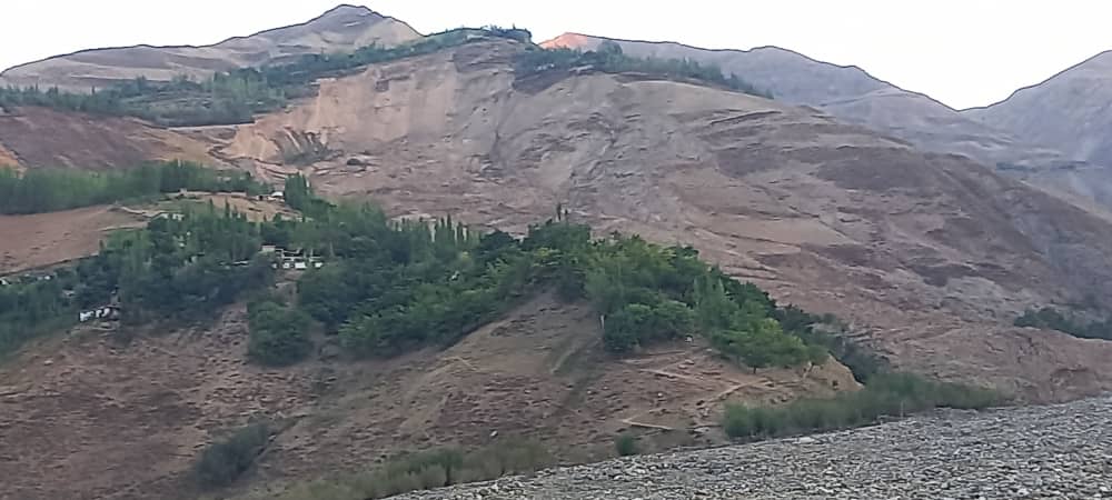 طالبان می‌گوید رانش زمین در بدخشان خسارات هنگفتی به بار آورده‌است