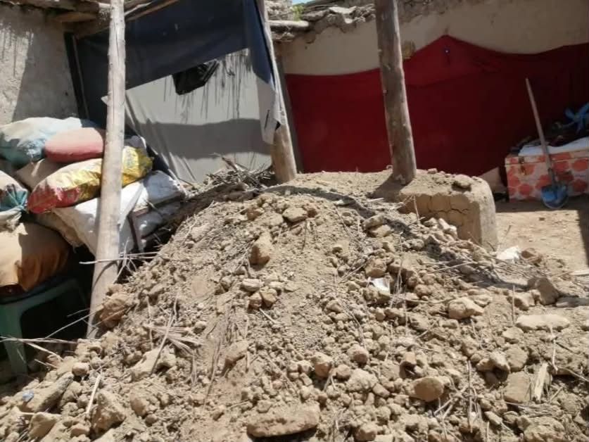 فروریختن سقف یک خانه در خوست جان چهار عضو یک خانواده را گرفت