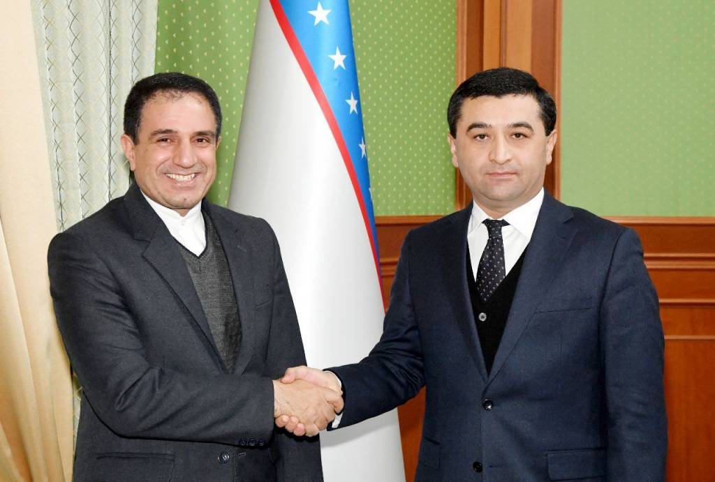 وزیر خارجه اوزبیکستان و سفیر جمهوری اسلامی در تاشکند