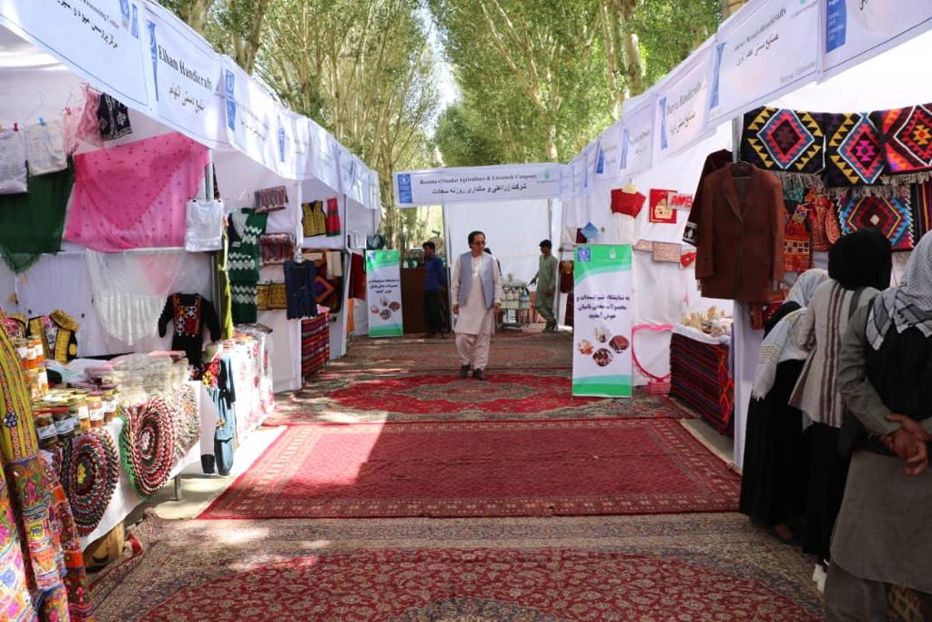 دو نمایشگاه کشاورزی و دامداری در بامیان و دایکندی با حضور پررنگ زنان برگزار شد
