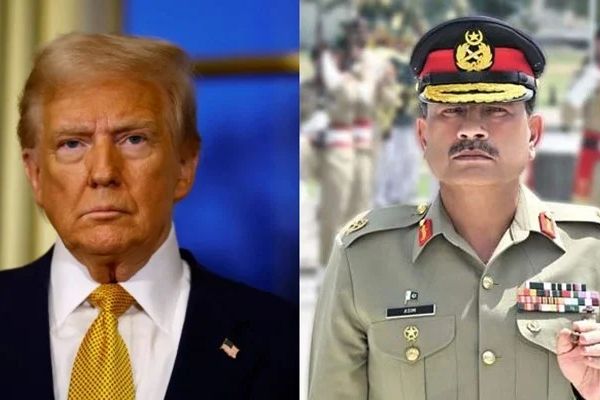 ټرمپ په سپینه ماڼۍ کې د عاصم منیر هرکلی وکړ