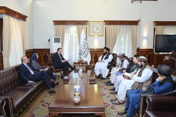 کاردار سفارت ناروی برای افغانستان با وزیر خارجه طالبان دیدار کرد