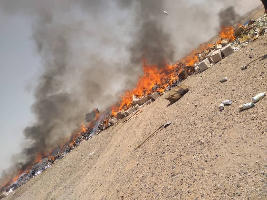  طالبان وايي په هلمند کې یې نږدې ۱۲نیم ټُنه قاچاقي مواد سوځولي دي 